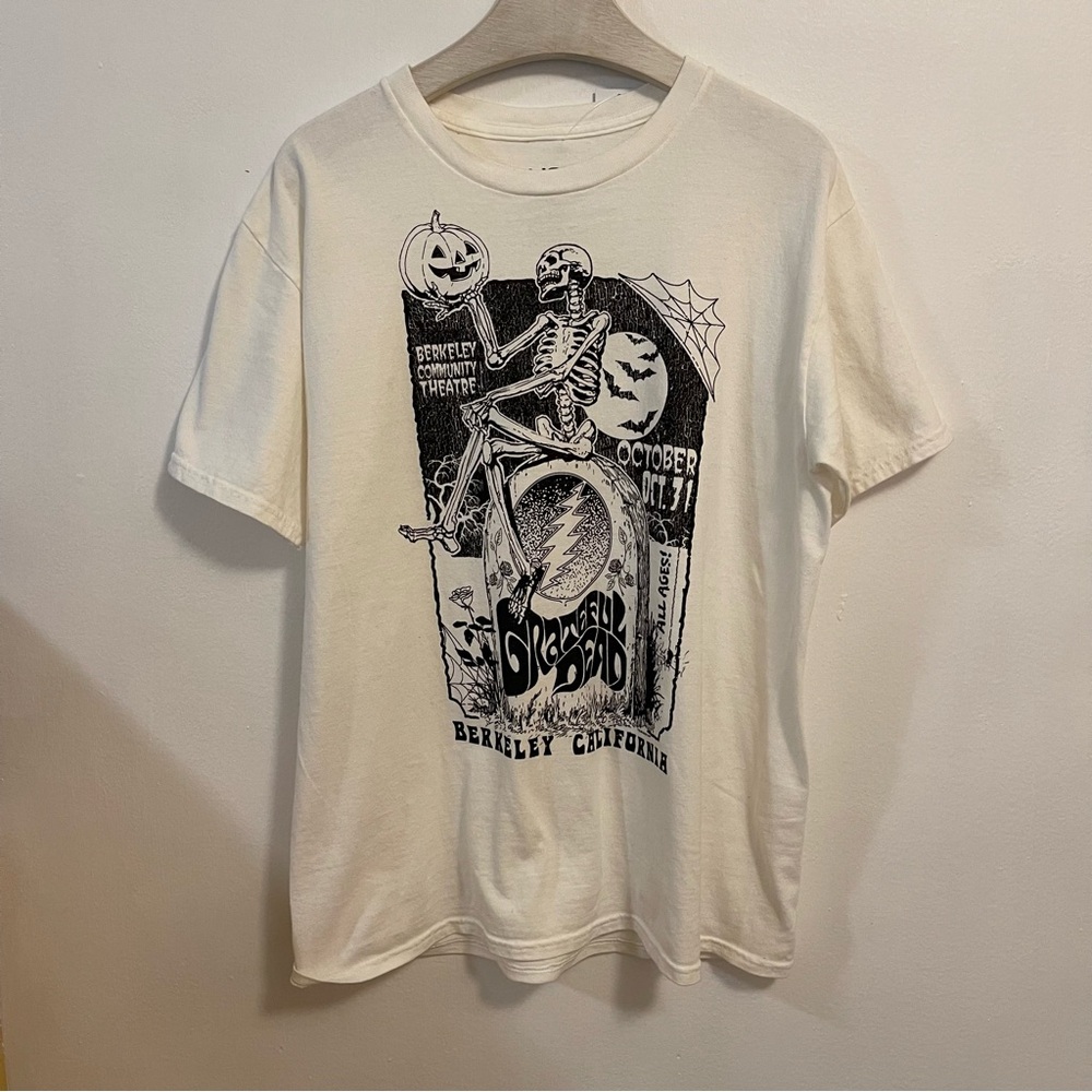Grateful Dead Shirt Tee Small Mens Halloween Rock Band Concert Nostalgiacore NWT - Picture 7 of 16